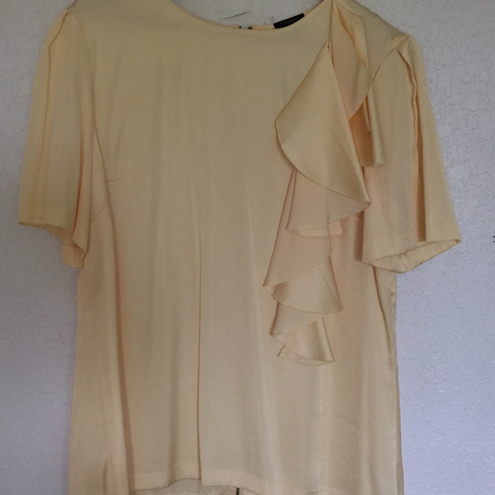 Ann Taylor Ruffled Neck Blouse with new tags